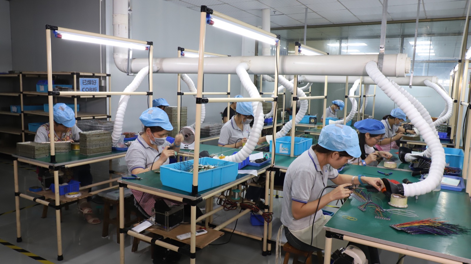 COB board soldering assembly